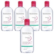 바이오더마 센시비오 에이치투오 클렌징 워터, 500ml, 5개