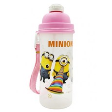 Minions小小兵 芭娜娜水壺 神偷奶爸系列, 顏色隨機, 650ml, 1個