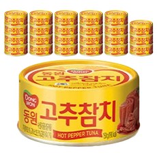 동원참치 고추 참치, 150g, 24개