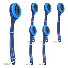 AKei. 多合一身體刷, 海軍藍, 1件, 6個