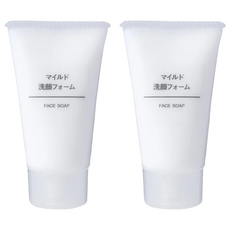 MUJI 無印良品 台灣公司貨 溫和洗面乳, 30g, 2條