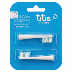 aguard tutus 兒童電動牙刷 兔兔刷頭 4歲以上 薄荷 2入 1組 1H1C-004-01