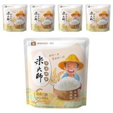master mi 米大師 常溫熟飯 稻香白飯, 180g, 5包