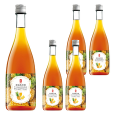 e.Ben 一本 濃縮鳳梨醋 玻璃瓶精裝盒, 500ml, 5瓶