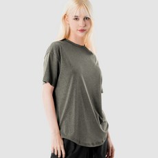아르메데스 여성용 냉감 통기성 쿨링 릴렉스 핏 반팔 티셔츠 AR-213