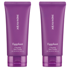 파파레서피 가지 클리어링 선 크림 SPF50+ PA++++, 50ml, 2개