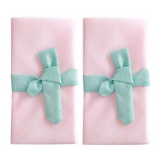 永生花韓服現金禮金袋, 淺粉色, 2個