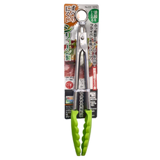 PEARL LIFE 珍珠金屬 24cm矽膠料理夾 19 x 10.5cm 50g, CC-1073, 1支