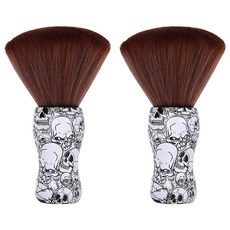 Mantool Kitz 刮鬍刀專用起泡刷 骷髏, 2個, 1入