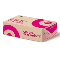 카피어랜드 3:1 PET 코일링 1kg 33개입, 24mm, 투명, 1개