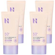 홀리카홀리카 모이스처 메이크업 선크림 SPF50+ PA++++, 60ml, 4개