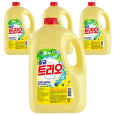 Trio 洗碗精, 檸檬/青檸, 4.2kg, 4個
