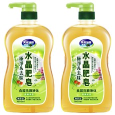 南僑水晶 極淨去味 食器洗滌液体, 1L, 2瓶