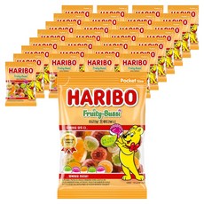하리보 프루티 부시 젤리, 100g, 30개