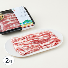 제주촌 흑돼지 삼겹살 구이용 (냉장), 500g, 2개