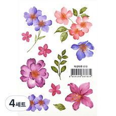 PASSET 紋身貼紙 16款套組, 4套, 法賽紋身 010