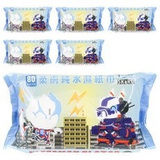 ULTRAMAN 超人力霸王 柔膚濕紙巾 世界和平, 1入, 6包
