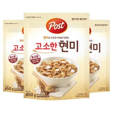 Post 糙米早餐麥片, 450g, 3袋