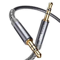 CODEWAY 3.5mm AUX 公 to 公 音源線 音響/車用/耳機通用 2m, 黑色, 單一商品, 1條