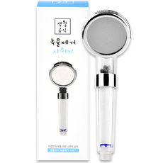 除鏽蓮蓬頭, 1個, 透明