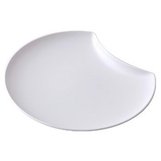 SIMPLA 玉米田 星月淺盤, 天然聚乳酸 PLA 玉米生質材料, 白色, 1個, 21 x 1.7cm