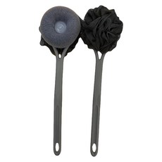 알로데 레이어드 꽃 바디 브러쉬, TYPE03 그레이, 2개, 1개입