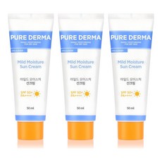 온더바디 퓨어더마 마일드 모이스처 선크림 SPF50+ PA++++, 50ml, 3개