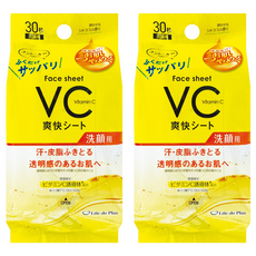 Life-do.Plus 潔面濕紙巾 薄荷柑橘香 攜帶型, 1入, 2包