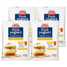 EasiYo 希臘式優格粉 麥蘆卡蜂蜜口味 天然成分 純淨乳源, 210g, 1包, 4包