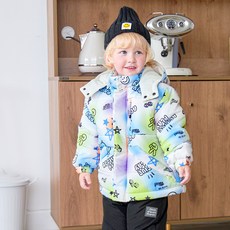WALTONKIDS 兒童動感塗鴉滑雪夾克