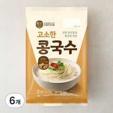 즐거운동행 고소한 콩국수 2인분, 880g, 6개