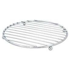 DAY&DAY 日日家居 不鏽鋼隔熱墊 小 #304不鏽鋼 φ 180MM, 銀色, 1個