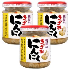 桃屋 大蒜末醬, 保留食材原有風味, 提升料理層次, 菜籽油, 無添加香料, 125g, 3罐