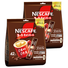 NESCAFE 雀巢咖啡 三合一 濃醇原味, 15g, 42包, 2袋