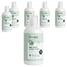 Derma 寶寶乾洗屁屁防護乳 0%香精 有機認證, 250ml, 6瓶