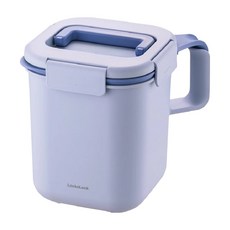 LocknLock 樂扣樂扣 雙把手廚餘回收桶 3L, 紫色, 1個