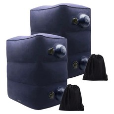 어반카 심플 다용도 에어 발쿠션 펌프형 + 파우치 세트, 네이비, 2세트