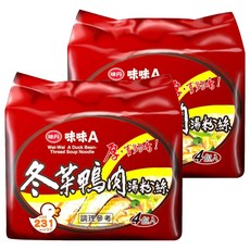 味丹 味味A 冬菜鴨肉湯粉絲 60g, 8包