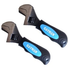 CAYMAN 短柄活動扳手和管鉗, 2個