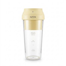 Kinyo 隨行杯充電式果汁機 黃色, AJU-5769