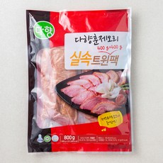 다향 훈제오리 실속트윈팩, 400g, 2개입