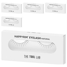THE TOOL LAB Happyrim 自然假睫毛 10 5N, 5個, 黑色