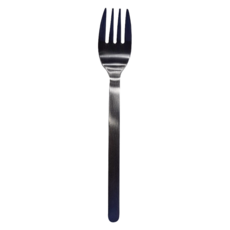 燕三條 機上款餐具 18-8不鏽鋼 餐叉 25g, 鈦黑色, 1支