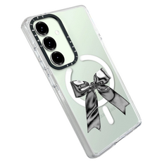 케이스티파이 Metallic Ribbon 클리어 맥세이프 휴대폰 케이스