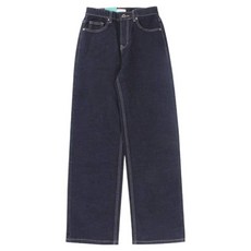 여성용 인생 데님 세미와이드 빅사이즈 청바지 기본