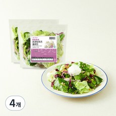 슬림픽 실속토핑 리코타치즈 샐러드, 150g, 4개