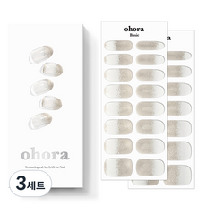 오호라 N 포그 네일 세트, 골드, 3개