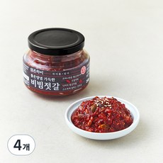 담은차이 좋은양념 가득한 비빔젓갈, 250g, 4개