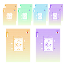 펜피아 1000 10칸 국어 초등 제본노트, 랜덤발송, 10개