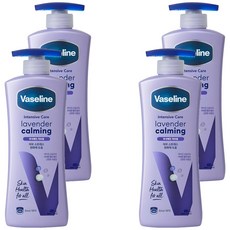 바세린 인텐시브 케어 라벤더 카밍 로션, 400ml, 4개